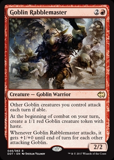 🔥 Goblin Rabblemaster Duel Decks- Merfolk vs Goblins
